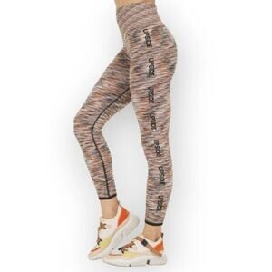 The Upside 25in Budi Seamless Black and Rust Variegated Leggings Size XS / S